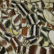 Fernand Léger - formes géométriques tubulaires multicolores