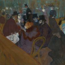 Au Moulin Rouge, Henri de Toulouse-Lautrec (1864-1901)