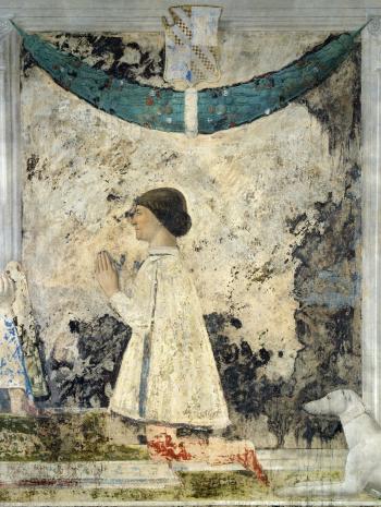 Saint Sigismond vénéré par Sigismond Malatesta - Piero della Francesca