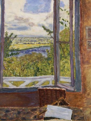 Fenêtre ouvrant sur Vernon - Bonnard