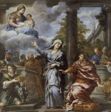 La Sibylle de Tibur annonce à Auguste la naissance du Christ