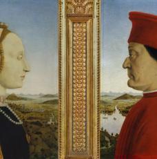 Diptyque de Frédéric de Montefeltro et de Battista Sforza - Piero della Francesca -  Galerie des Offices